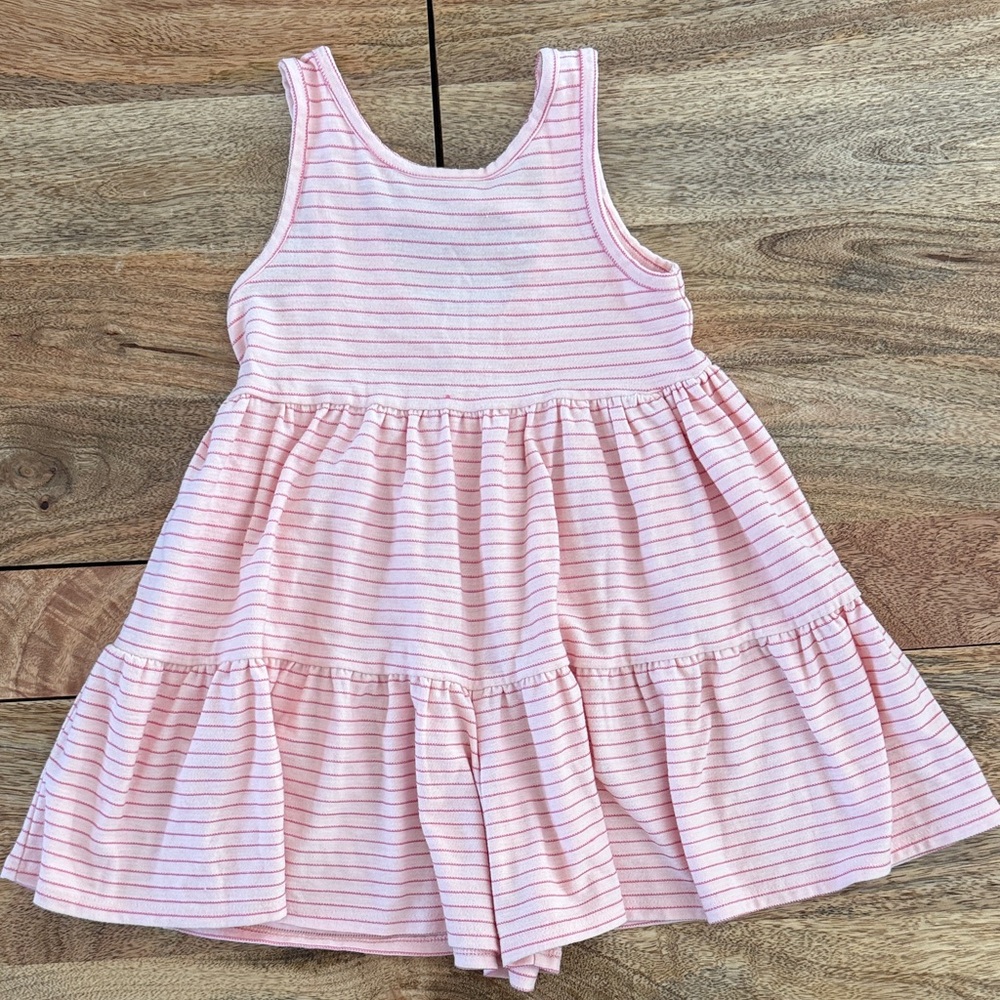 Tucker + Tate Striped Romper Pink Size 2T